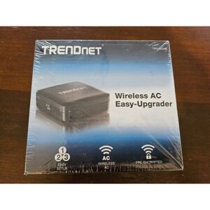 TRENDnet Wireless AC Easy-Upgrader TEW-820AP Black WiFi Network Bridge N/A